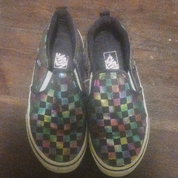 Vans Shoes - Vans Kids Multicolor Checkered Slip-On Shoes